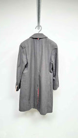 Thom Browne Striped Towel Chesterfield Coat