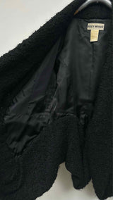 Issey Miyake Shawl Tweed-knit Hybrid Oversized Coat