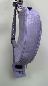 Balenciaga Croc-embossed Cargole XS Shoulder Bag