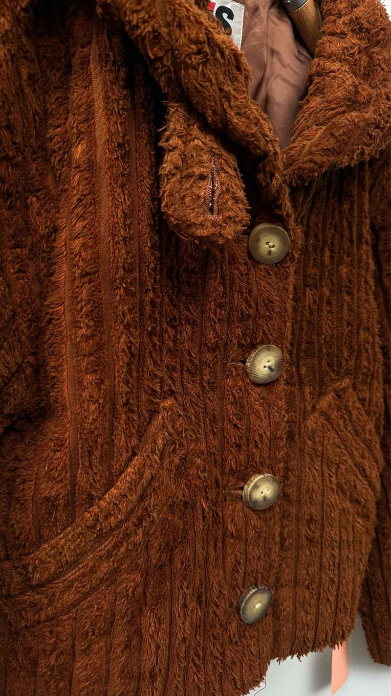 Issey Sport Big-collar Fazzy Corduroy Jacket