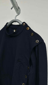 Comme Des Garcons Asymmetrical Wrap Jacket