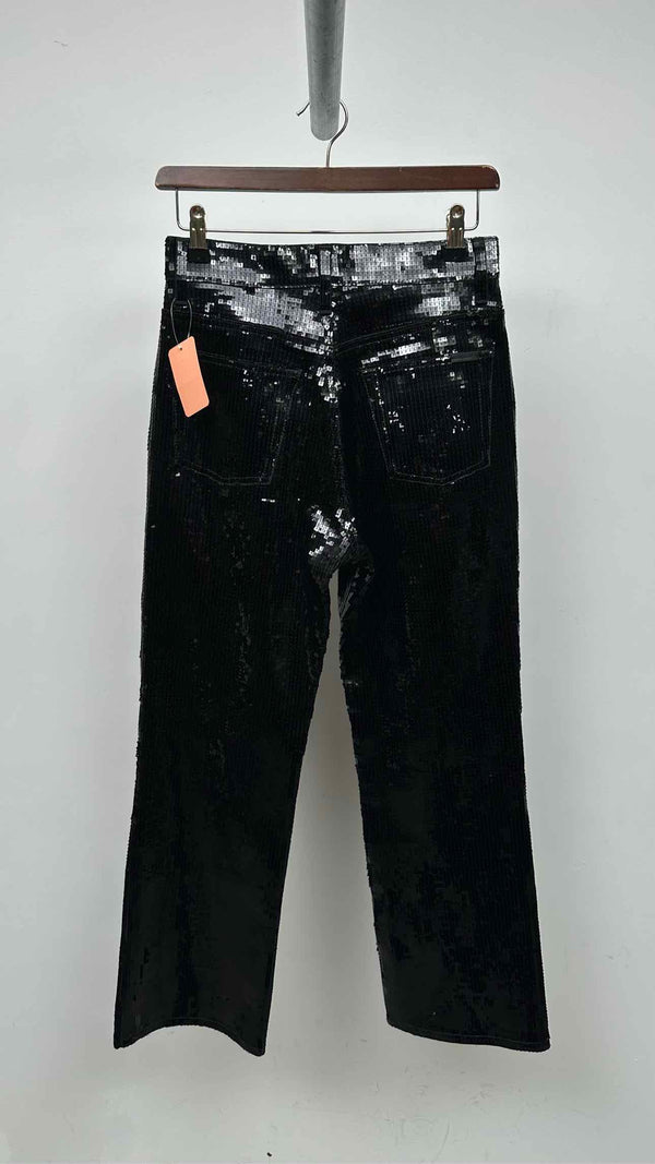 Saint Laurent Sequin Boot-cut Jeans