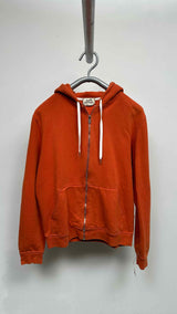 Hermes Lined Zip-up Hoodie