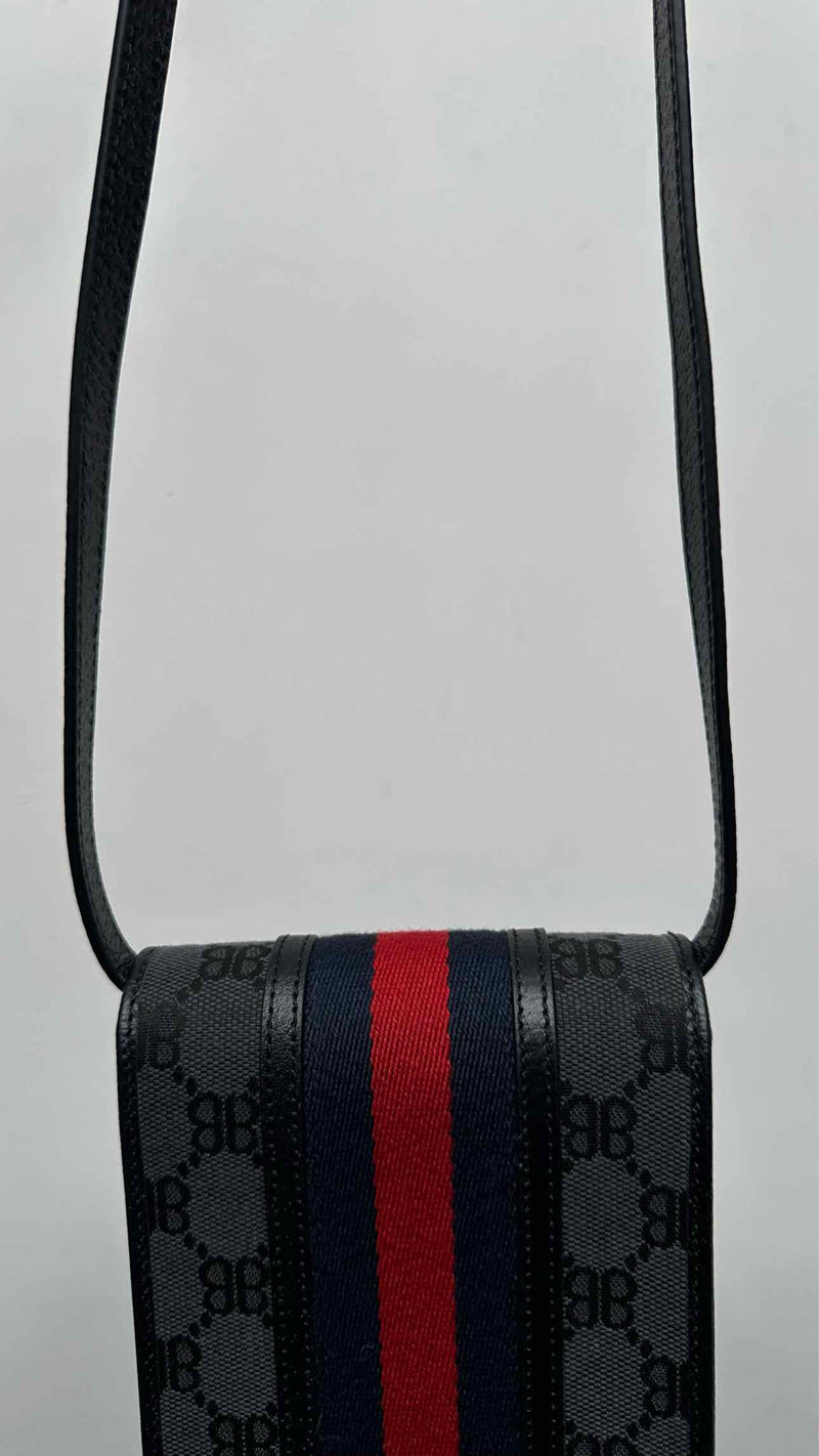 Balenciaga X Gucci Hacker Project Monogram Phone Bag