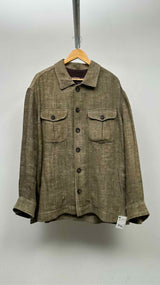 Ziggy Chen Linen Workers Shirt Jacket