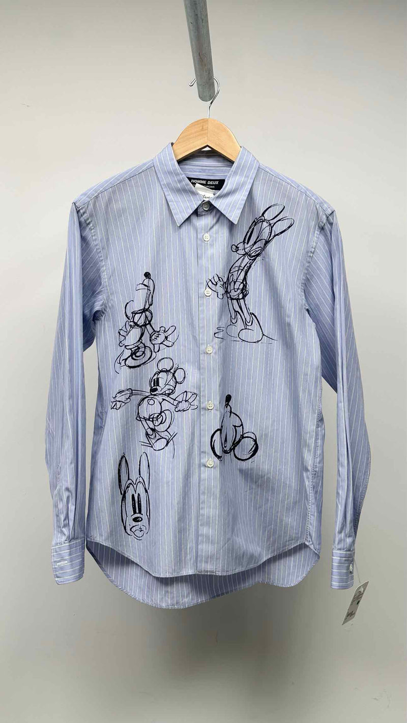 Comme Des Garçons Homme Deux Printed Stripe Shirt