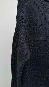 Alanui Shawl-neck Oversized Cable Cardigan