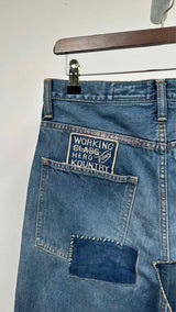 Kapital Kountry 14oz Port Baggy Jeans