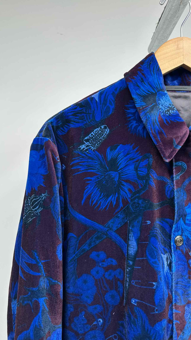 Paul Smith Botanical Velvet Bomber Jacket