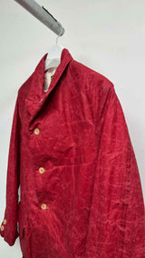 Paul Harnden Crinkled Waxed Blazer Jacket