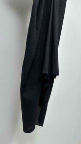 Rick Owens S/S Suede Top Wool-hybrid Center-pleated Dress