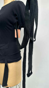 Yohji Yamamoto Bow-wrap Bondage T-shirt