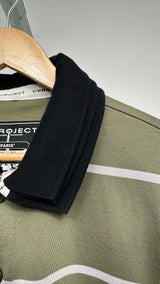 Y/ Project L/S Layered Snap-off Border Polo Shirt