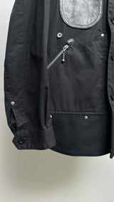 eYe Junya Watanabe Man X Seil Marschall Packable Leather-patched Jacket