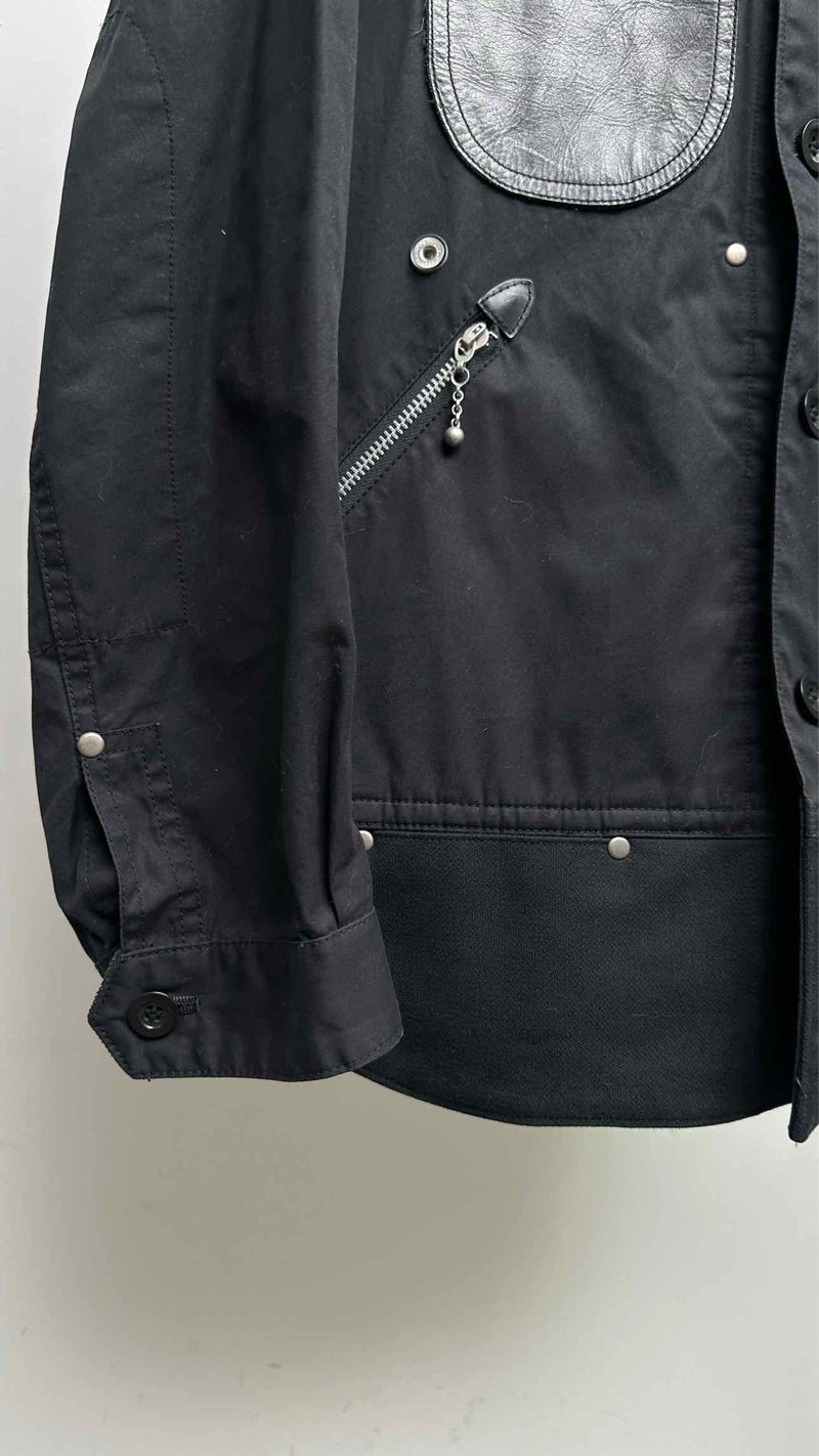 eYe Junya Watanabe Man X Seil Marschall Packable Leather-patched Jacket