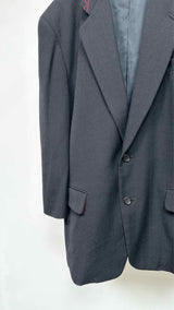 Comme Des Garcons Homme Plus Collar-embroidered Blazer Jacket