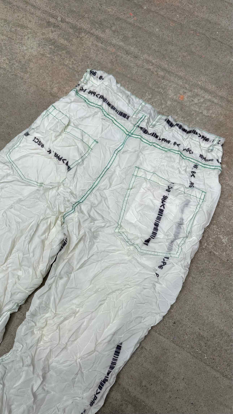 KANGKYUK Airbag Shrink Printed Pants