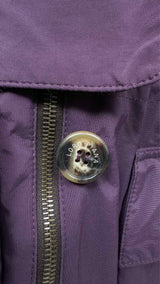 Loro Piana Leather-collar Drawstring Coat