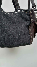 Marni Studded Multi-fabric Shoulder Bag