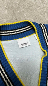 Burberry Oversized Side-Slit V-neck Sweater