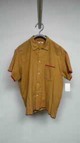 Bode Bottom-plaid Stripe Shirt