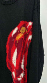 Y's Camellia Pattern Sweater