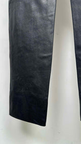 Saint Laurent Pleated Leather Pants
