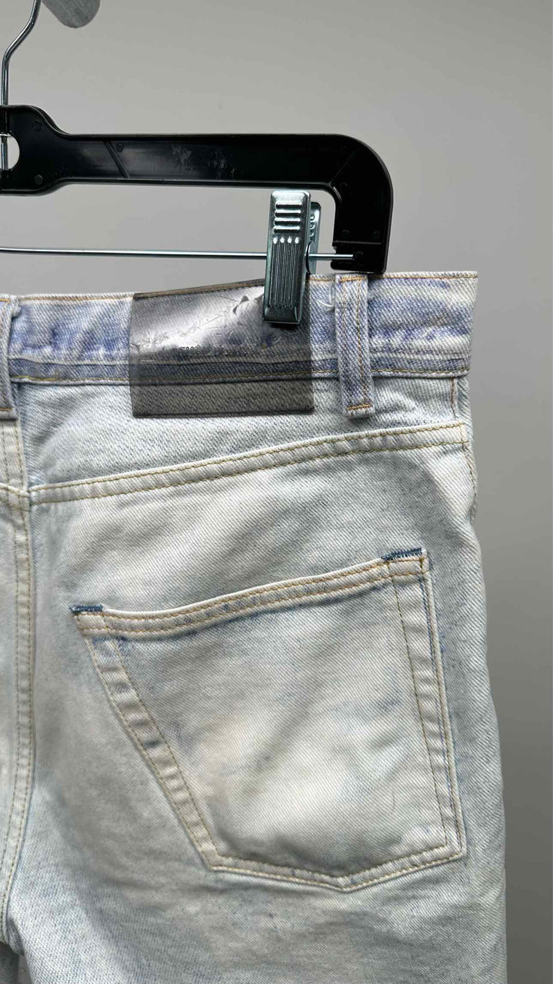 Our Legacy Raw-end Bleached Denim Shorts