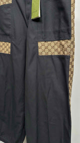 Gucci Monogram Loose-fit Canvas Pants