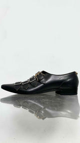 Gucci Quebec Buckle Monk Strap Shoes