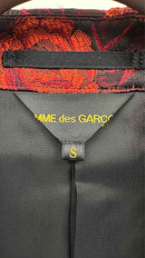 Comme Des Garcons Rose Jacquard Pea Armour Coat