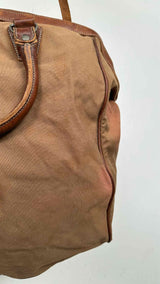 Dries Van Noten Canvas/ Leather Large Messenger Bag