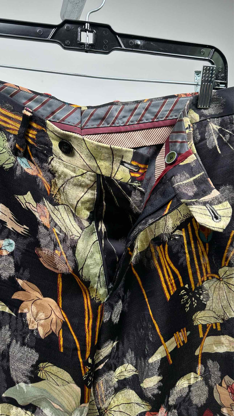 Etro Frowral Jaquared Shorts