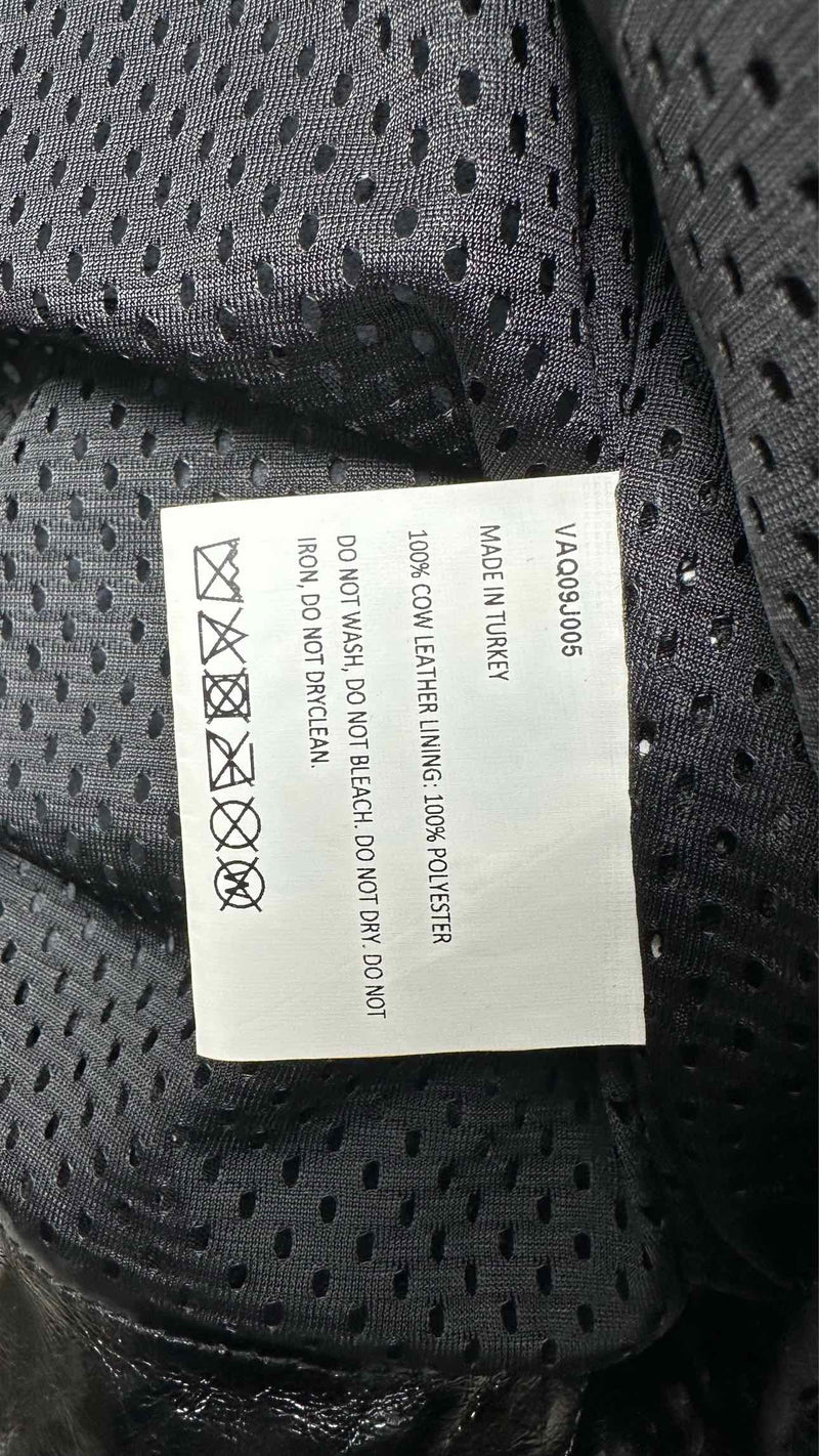 Vaquera Padded Leather Racer Jacket