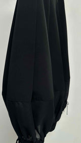 Noir Kei Ninomiya Sheer-bottom Pleated Buble  Long Skirt