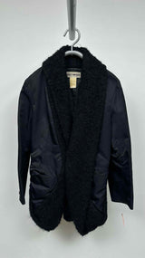 Issey Miyake Shawl Tweed-knit Hybrid Oversized Coat