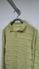 im Men Zig-zag Rib-knit Top