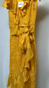 Moschino Ruffle Printed Maxi Dress