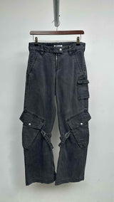 Acne Studios 3D-Pocket Flare Cargo Jeans