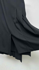 Yohji Yamamoto Collections Asymmetrical-pleated Wrap Long Skirt