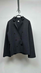 Toteme Double breast Knitted Wool Blazer