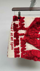 Rachel Comey X Joan Jonas Ellie Fringe Colly Mini Skirt
