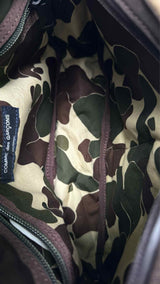 Porter X Comme des GarÃ§ons Homme Plaid-pattern Messenger Bag