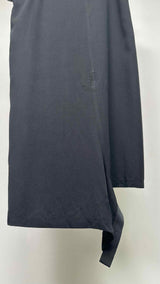 Yohji Yamamoto Tie Eyelet Asymmentry Midi Skirt