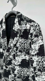 Comme Des Garcons Homme Plus Floral Blazer Jacket