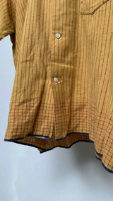 Bode Bottom-plaid Stripe Shirt