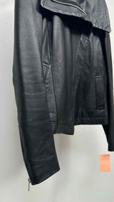 Yohji Yamamoto Slim-fit Leather Jacket