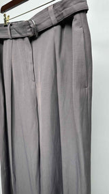 Jil Sander Belted Bottom-slit Wide Pants