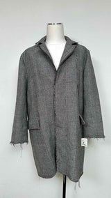 John Elliott Raw-edge Tweed Over Coat