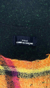 Tricot Comme Des Garcons Plaid-front Sweater